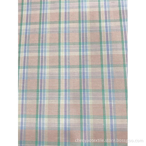 T/C(48%Cotton52%Polyester) Woven Yarn-dyed Plaid Fabric